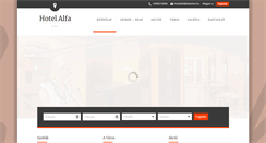 Desktop Screenshot of hotelalfa-gyor.hu